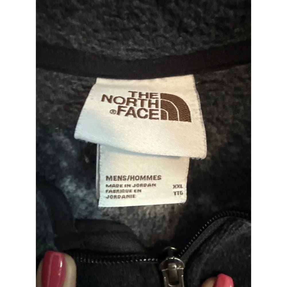 The North Face Mens XXL Grey Quarter Zip Fleece Pullover‎